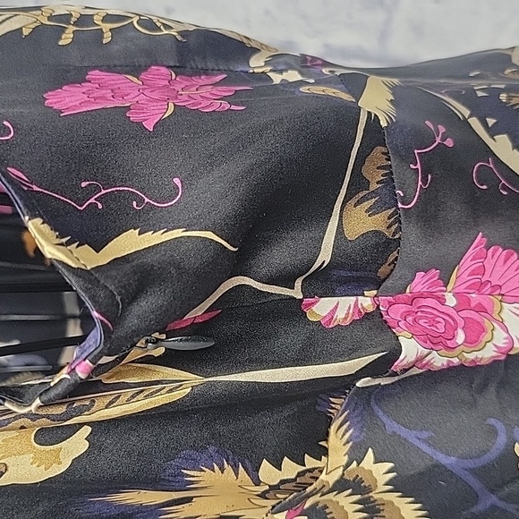 JALOUX/ZALU Floral Lacey Silk Women's‎ Lingerie Large - Picture 5 of 9